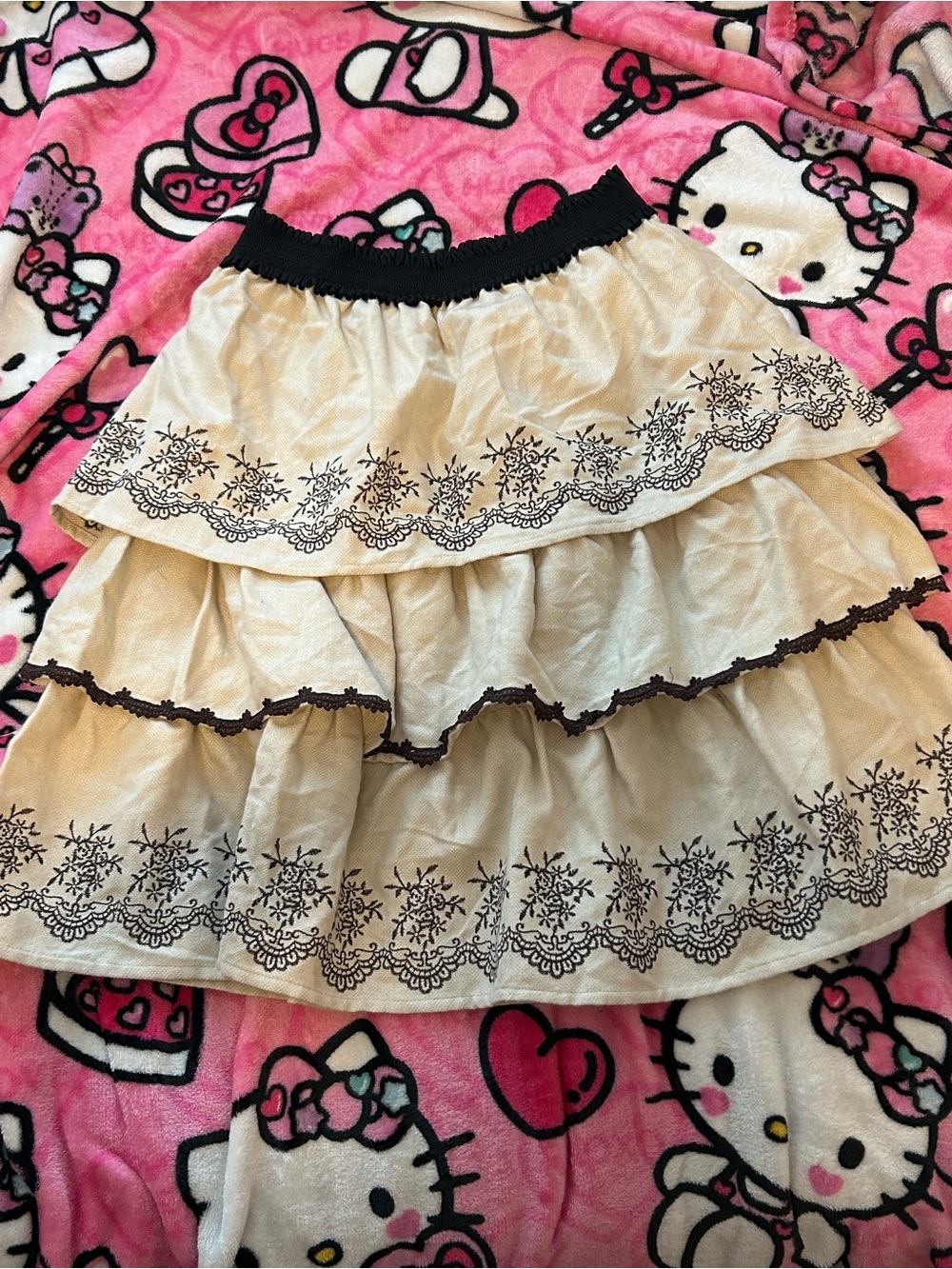 Axes Femme Three Tiered Skirt